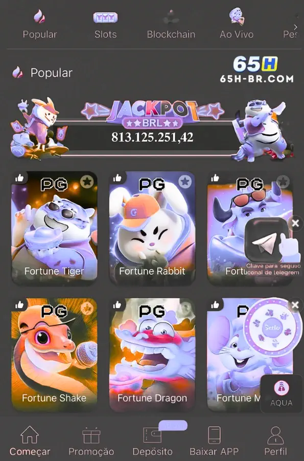 65h android e ios aplicativo